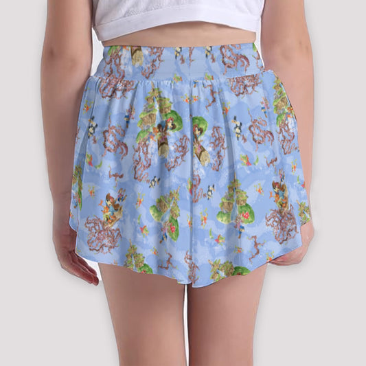 Briar Patch Splash - Girls’ Flowy Pocket Shorts