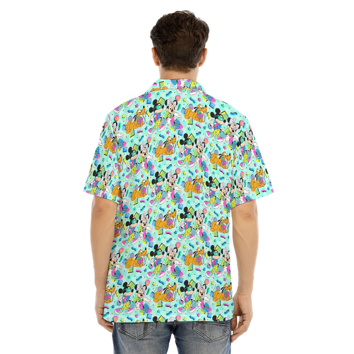 80s Pop Party Pals - Men's Hawaiian Button Up Shirt