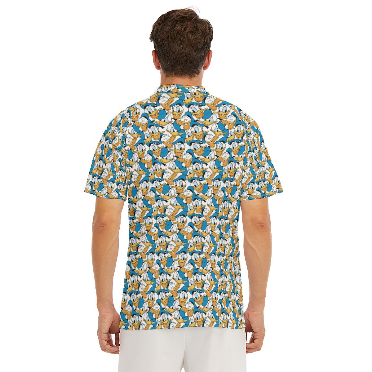 Many Faces of Feisty Duck - Men's Polo Shirt