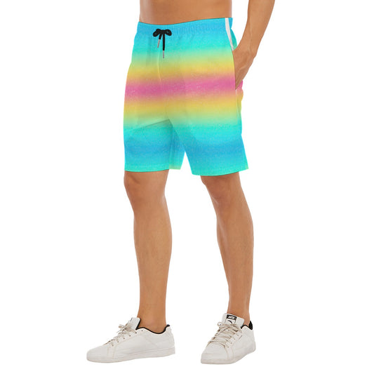 Rainbow Ombre - Men’s Pocket Beach Shorts
