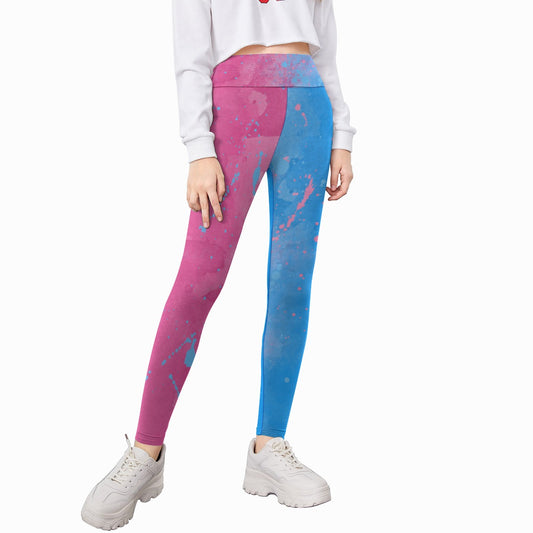 Pink or Blue Fairytale Dress - Kid's Leggings
