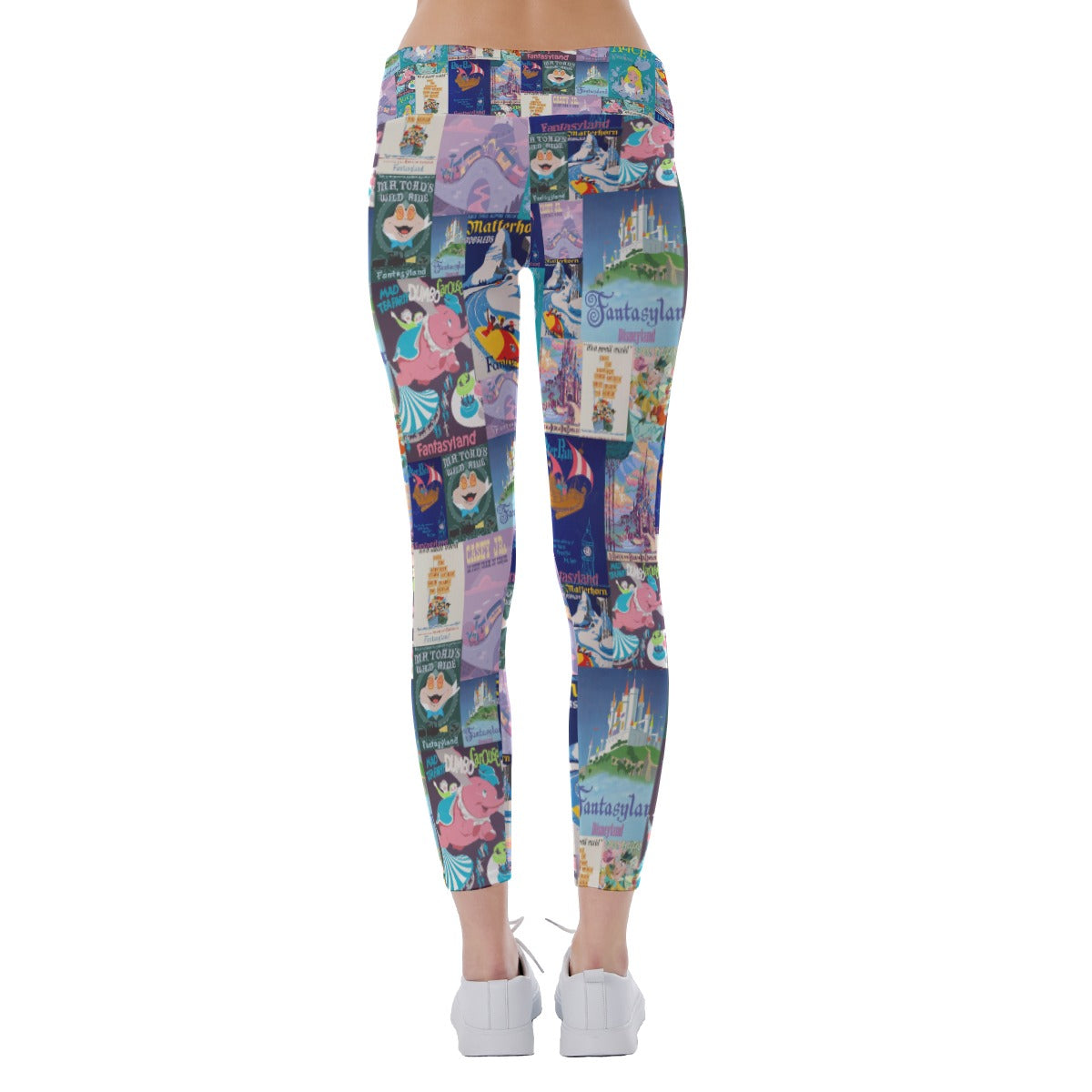 Vintage Fantasy Ride Posters - Women's Yoga Leggings