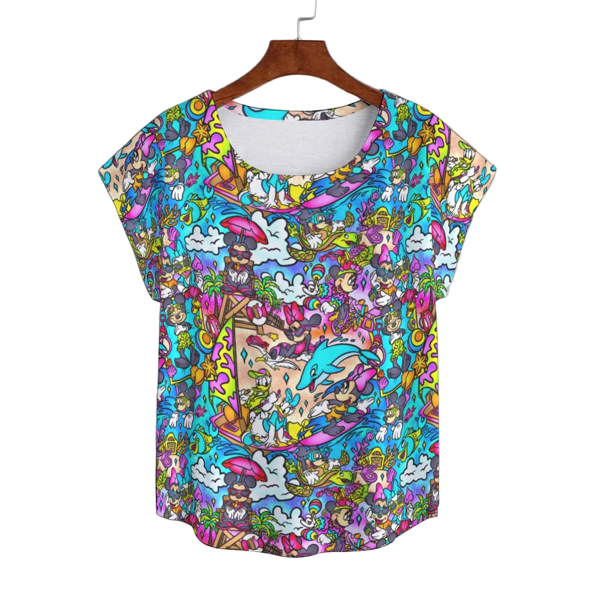 Island Beach Bash - Women’s Relaxed Fit Scoop Tee