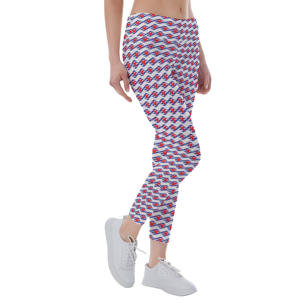Nautical Cruise Logo Print - Women's Yoga Leggings