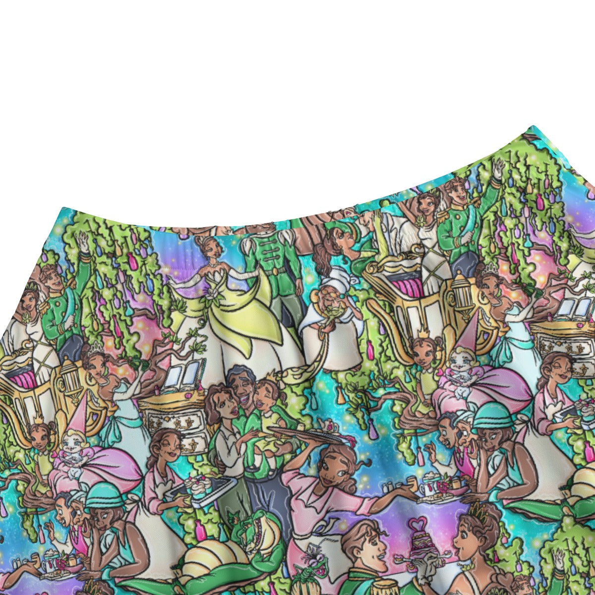 Bayou Princess Storybook Scenes - Women's Pocket Skater Skirt