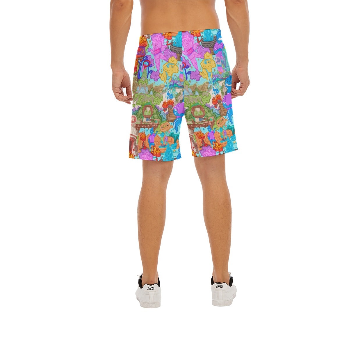 Element City Scene Collage - Men’s Pocket Beach Shorts
