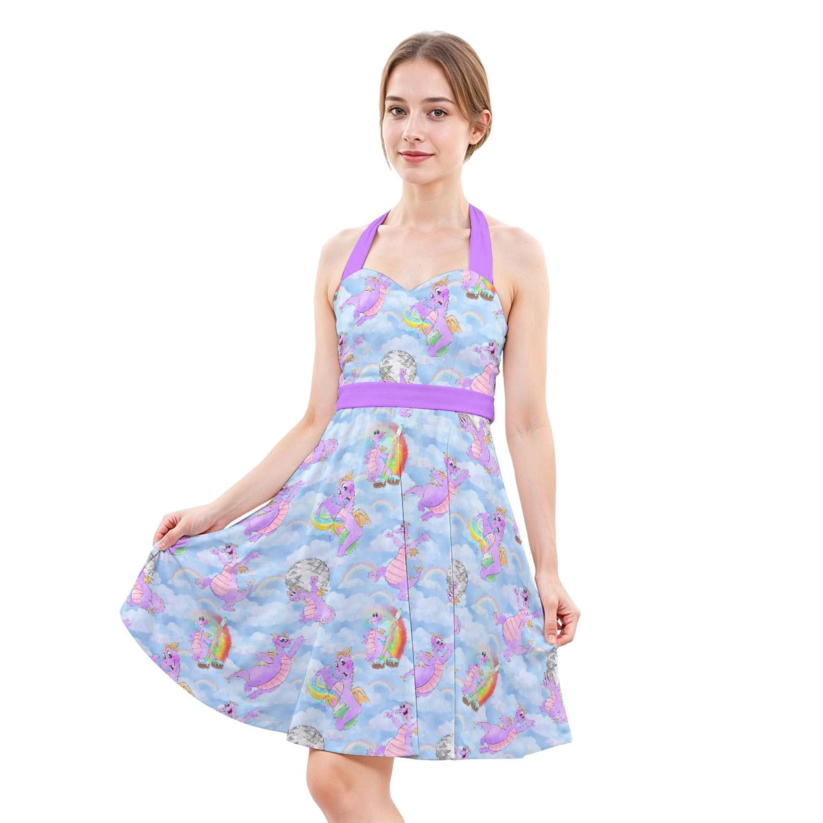 Imagine with Figment - Women's Halter Vintage Pocket Dress