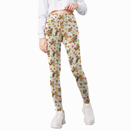 Cheeky Chipmunk Duo - Kid's Leggings