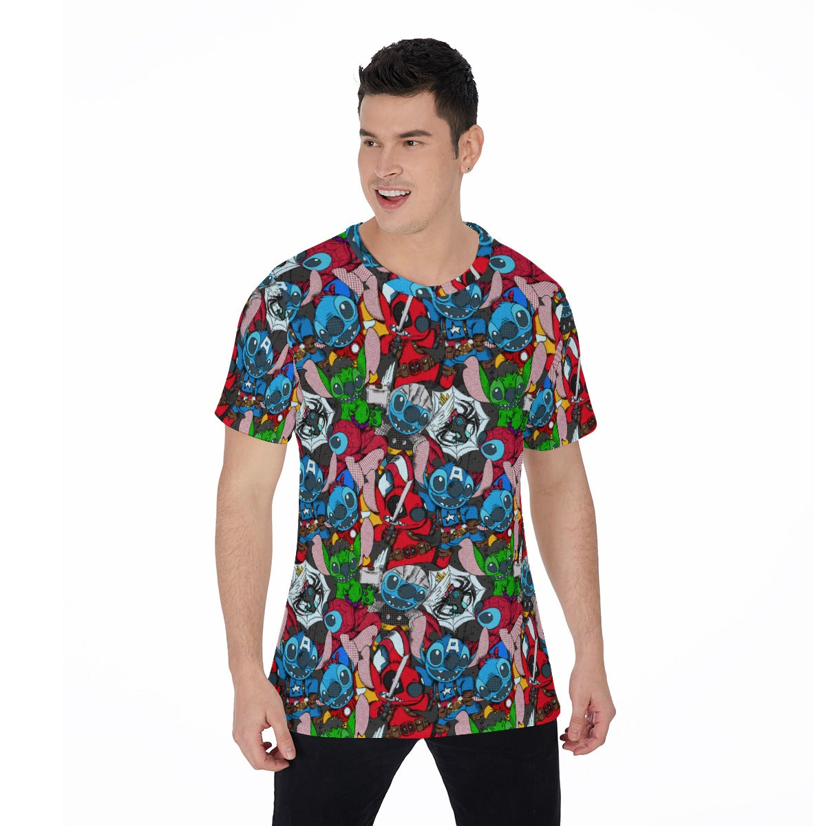 Superhero Stitch - Heroes Assembled - Men's Short Sleeve T-Shirt