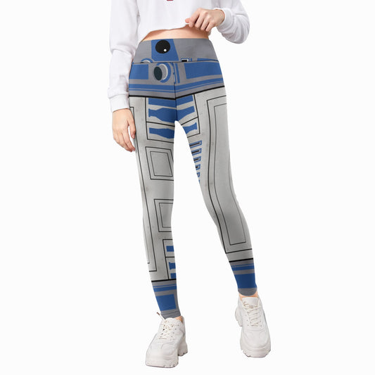 Little Blue Droid - Kid's Leggings
