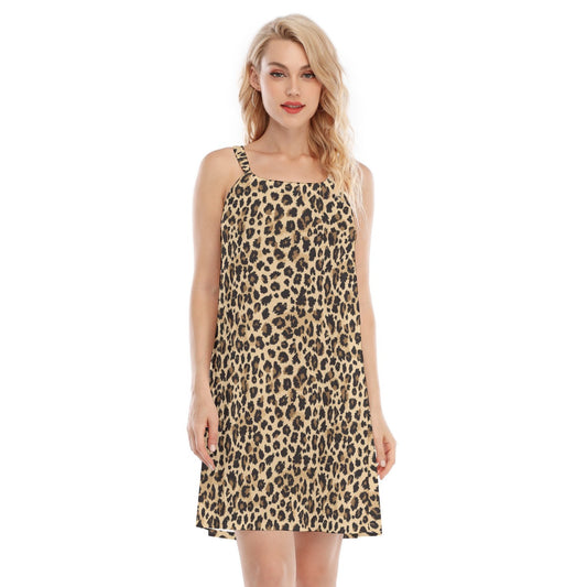 Animal Print - Cheetah - Women’s Adjustable Sundress