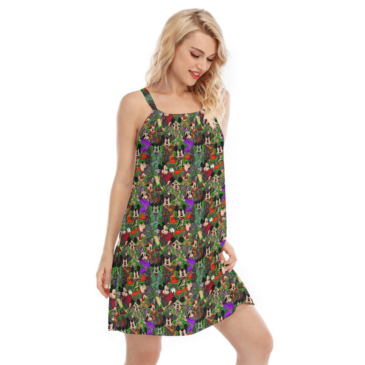 Halloween Costume Mashup - Women’s Adjustable Sundress