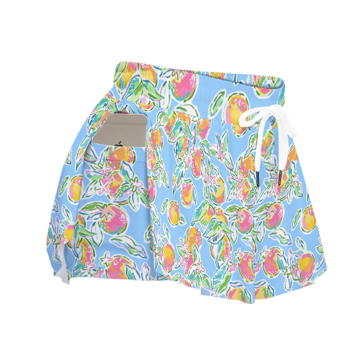 Peachy Keen - Women's Flowy Pocket Shorts