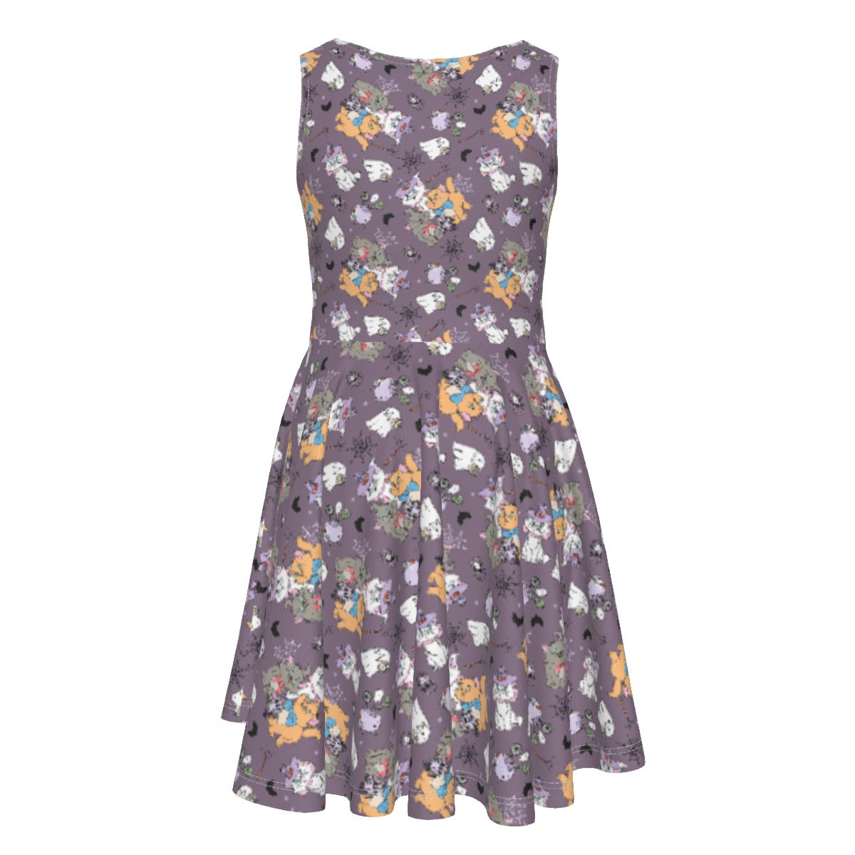 Spooky Fancy Felines - Kid's Sleeveless Skater Dress