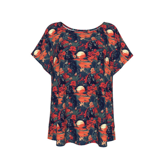 Tropical Dark Side Escape - Women’s Relaxed Fit Scoop Tee
