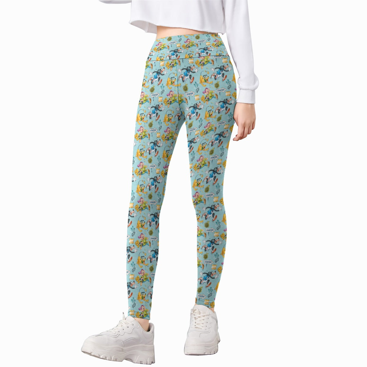 Cheerful Race Day Dashers - Kid's Leggings