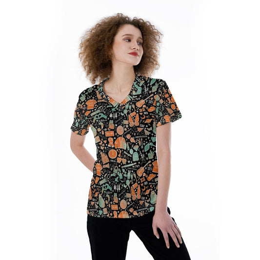 Showgirl Era Icons - Women's Short Sleeve V-Neck T-Shirt
