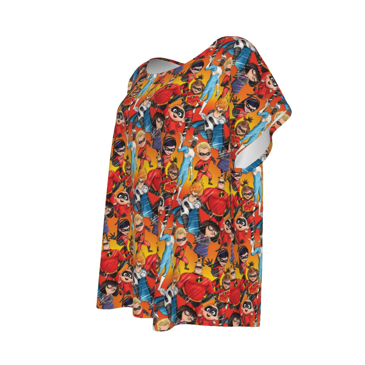 Super Squad Sketched - Women’s Relaxed Fit Scoop Tee