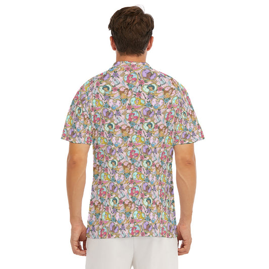 Tattoo Hearts Royal Icons - Men's Polo Shirt