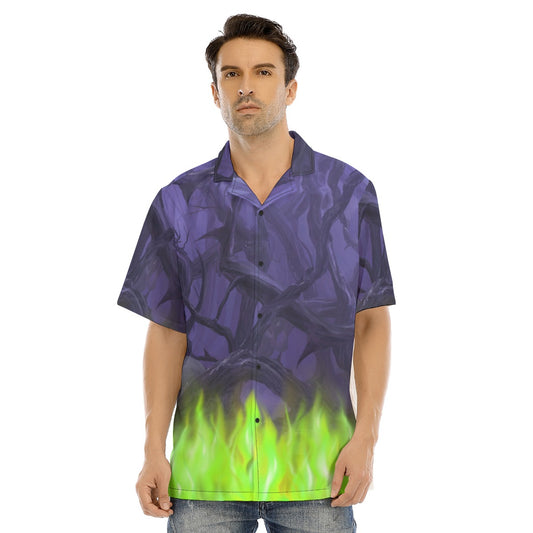 Enchanted Thorn Forest - Men's Hawaiian Button Up Shirt