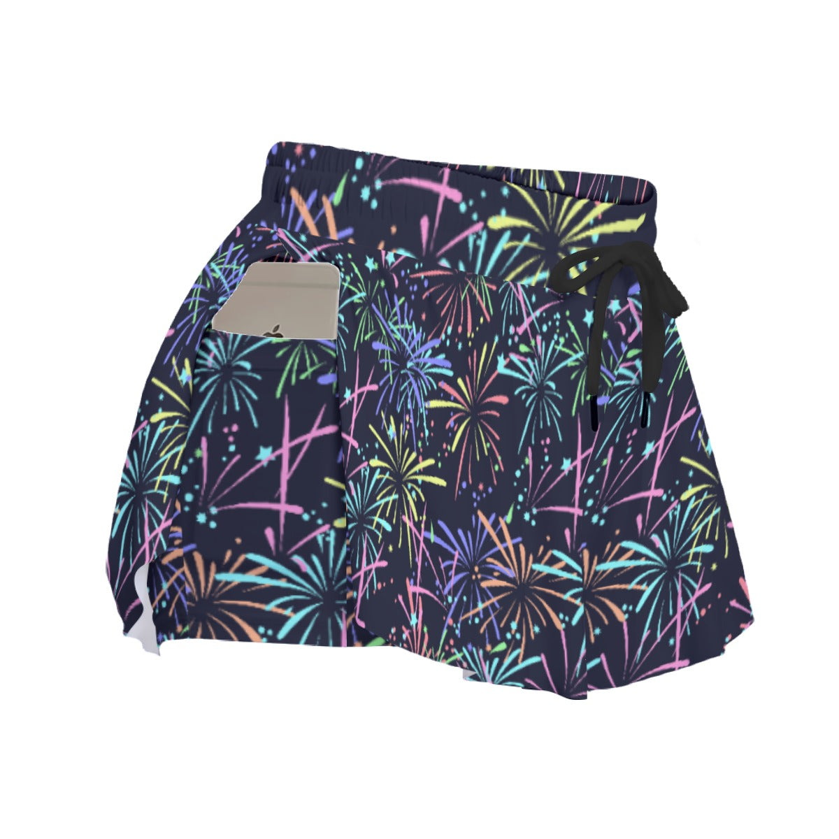 Fireworks - Women's Flowy Pocket Shorts