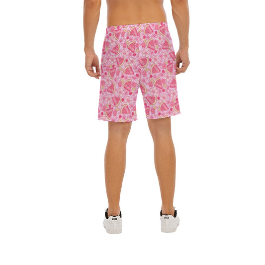 Summer Fruits - Watermelon - Men’s Pocket Beach Shorts