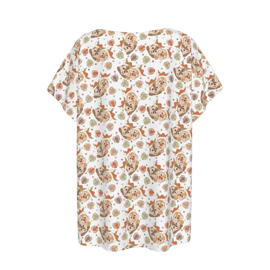Holiday Mischief Duo - Women’s Relaxed Fit Scoop Tee