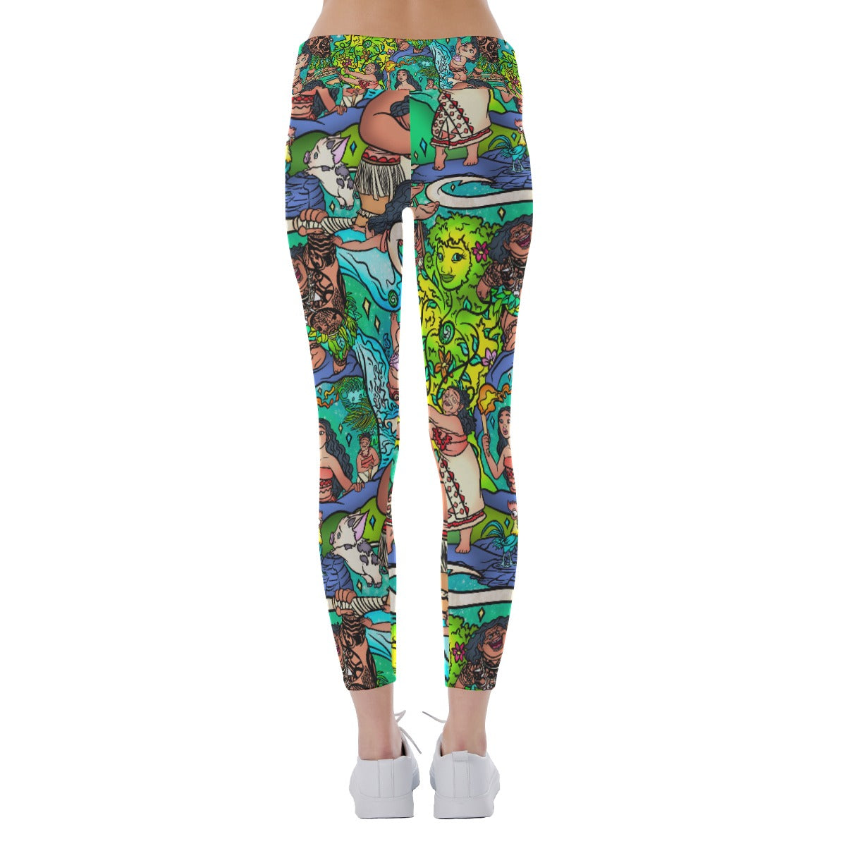 Ocean Voyager Storybook Scenes - Women's Yoga Leggings