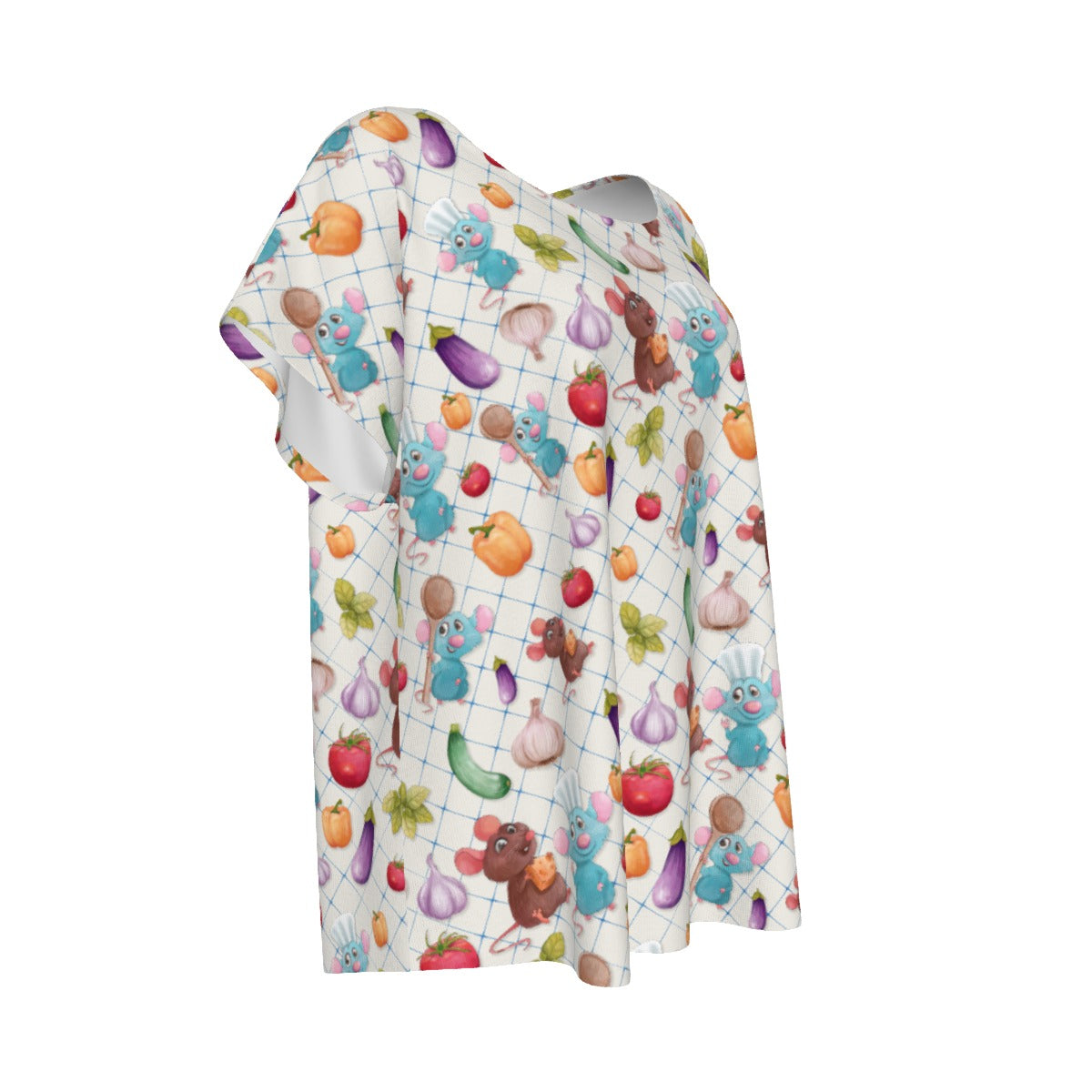 Ratatouille Veggies - Women’s Relaxed Fit Scoop Tee