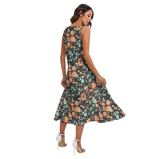 Showgirl Era Icons - Women’s Diagonal Pocket Midi Dress