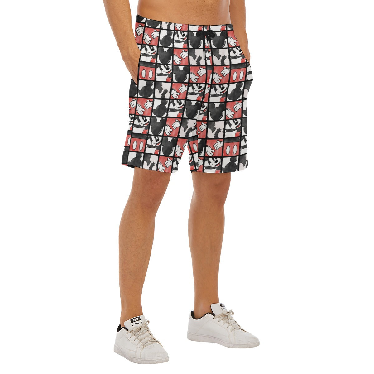 Mouse Block Party - Men’s Pocket Beach Shorts