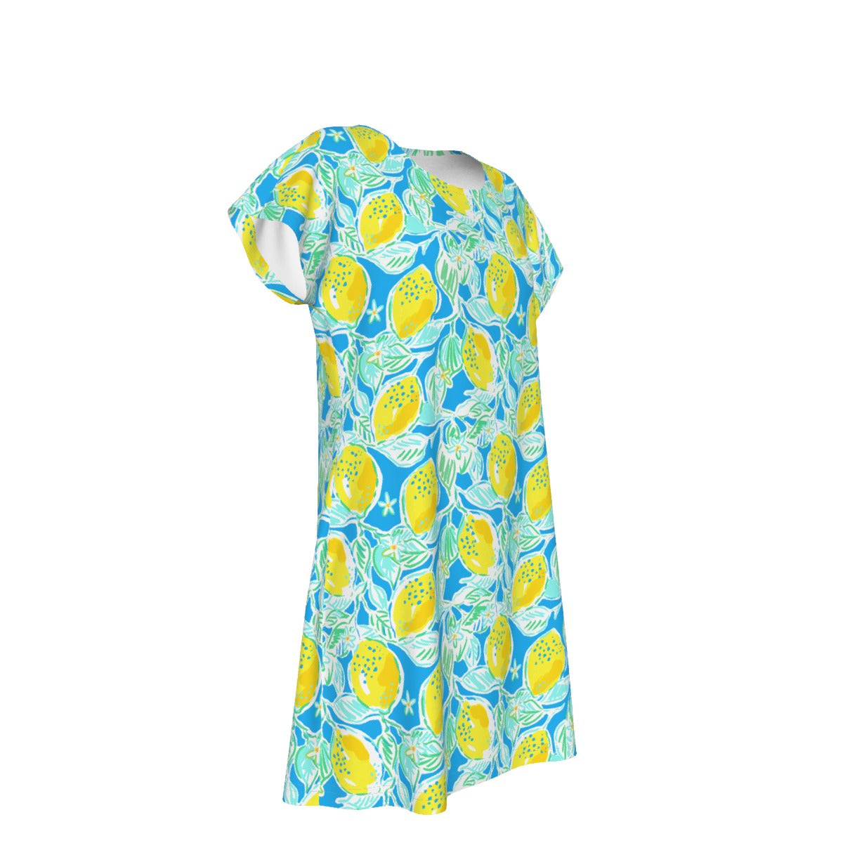 Lemon Drop Daydream - Women's T-Shirt Dress