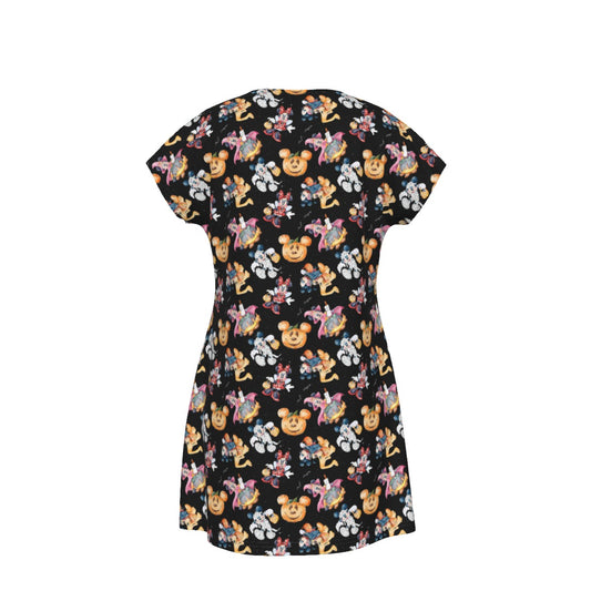 Mouse Friends Halloween Costumes - Women's T-Shirt Dress