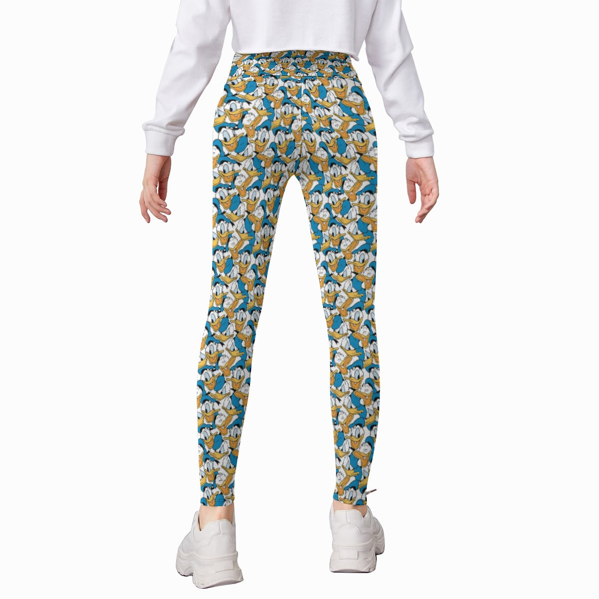 Many Faces of Feisty Duck - Kid's Leggings