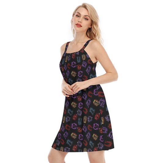 Villain Silhouettes Sparkle - Women’s Adjustable Sundress