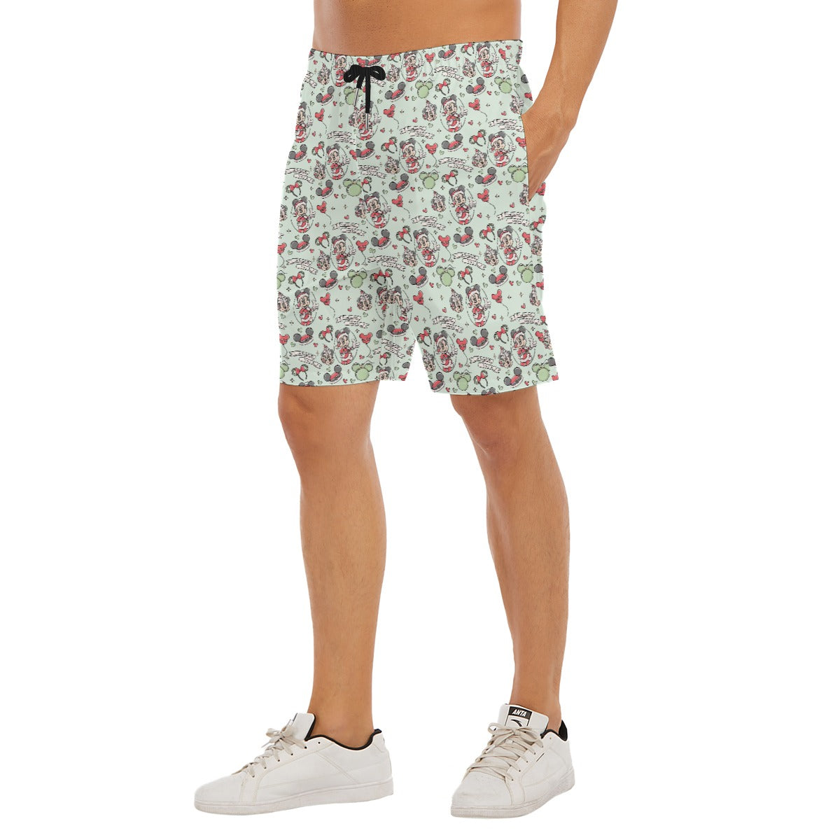 Mouse Pair Jolly Holiday - Men’s Pocket Beach Shorts