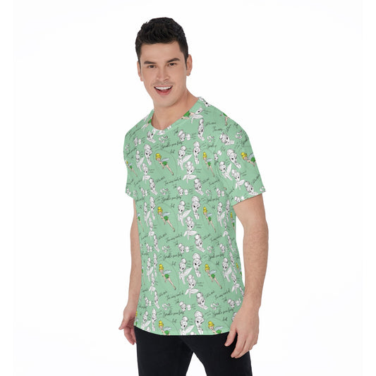 Drawing Pixie Fairy - Men's Short Sleeve T-Shirt