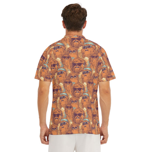 Retro Furry Friend Summer Vibes - Men's Polo Shirt
