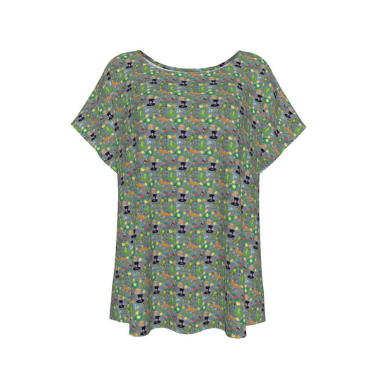 Bayou Princess Icons - Women’s Relaxed Fit Scoop Tee