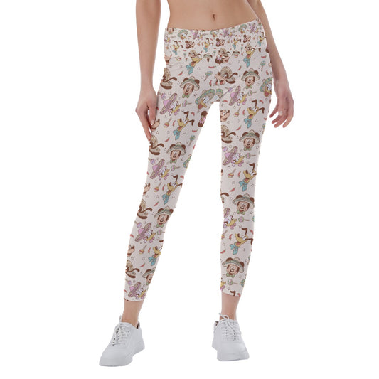 Fiesta Sombrero Pals - Women's Yoga Leggings