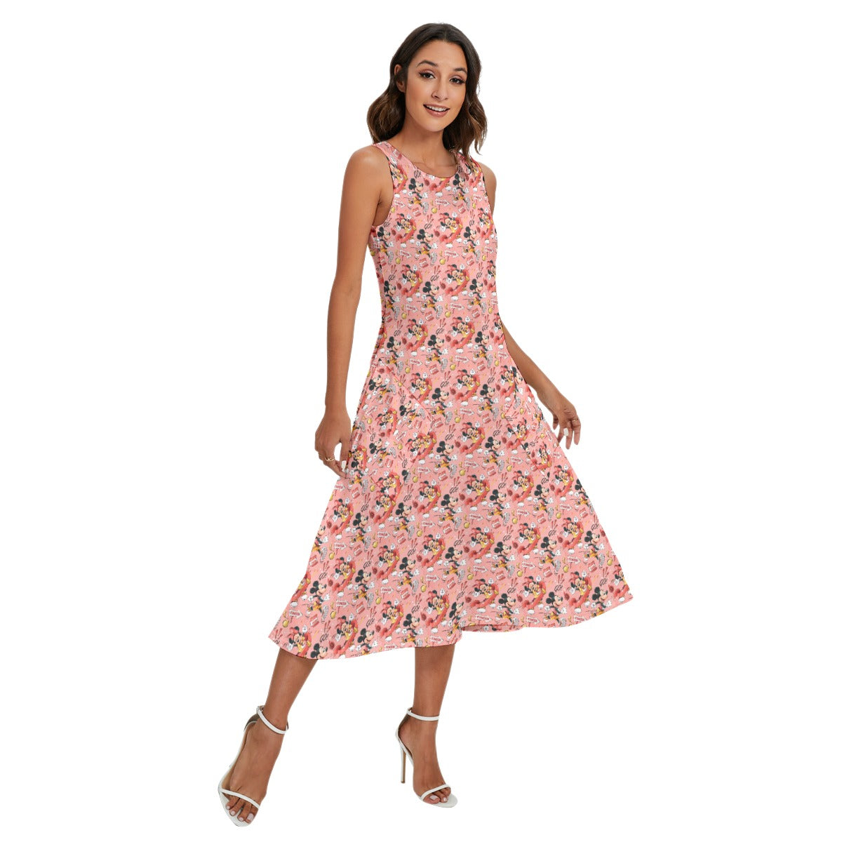 Power Couple Race Ready - Women’s Diagonal Pocket Midi Dress