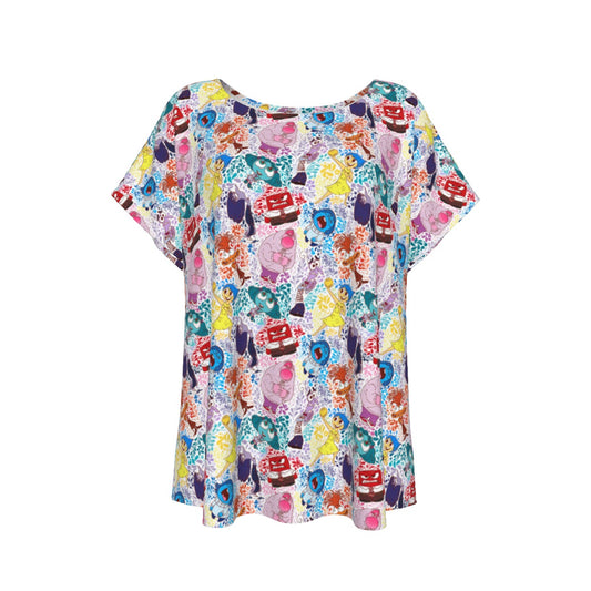 Floral Emotions - Women’s Relaxed Fit Scoop Tee
