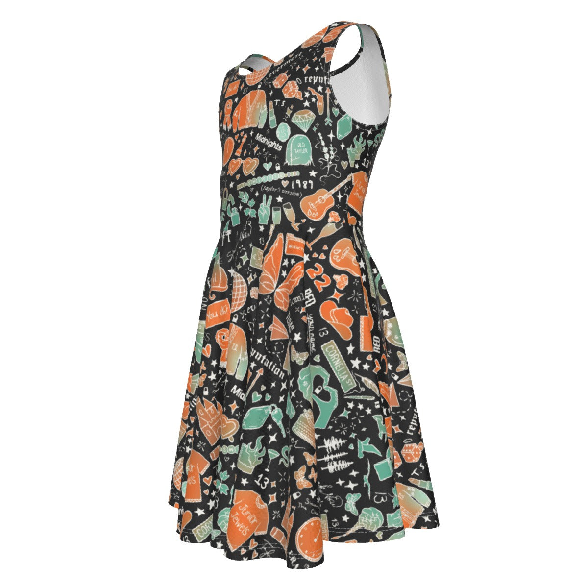 Showgirl Era Icons - Kid's Sleeveless Skater Dress
