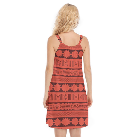 Island Tribal Patterns - Women’s Adjustable Sundress