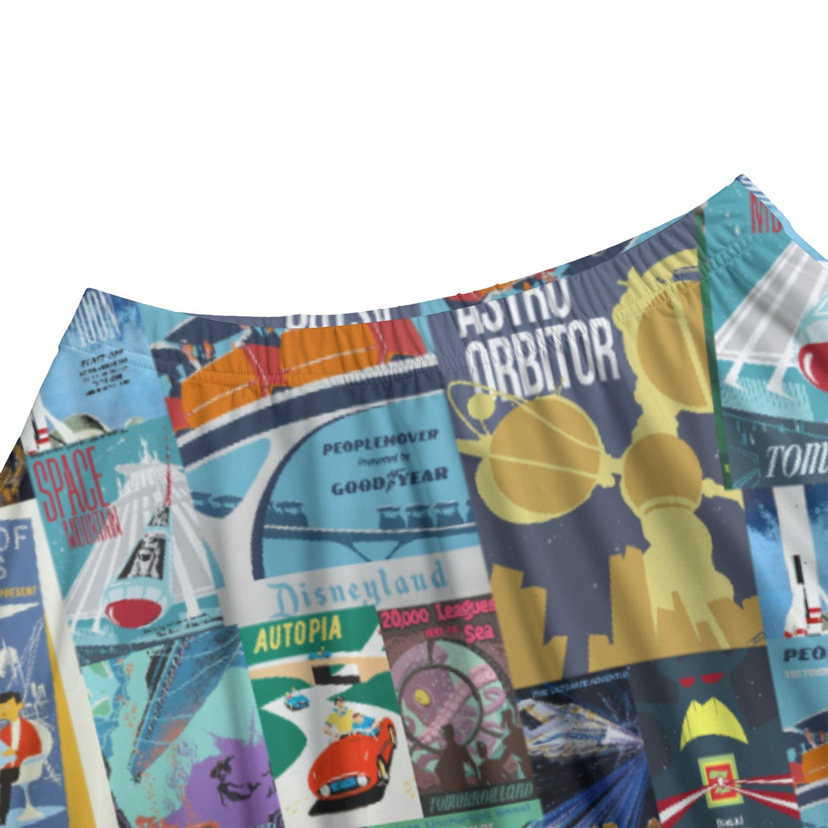 Vintage Tomorrow Ride Posters - Women’s Pocket Midi Skirt
