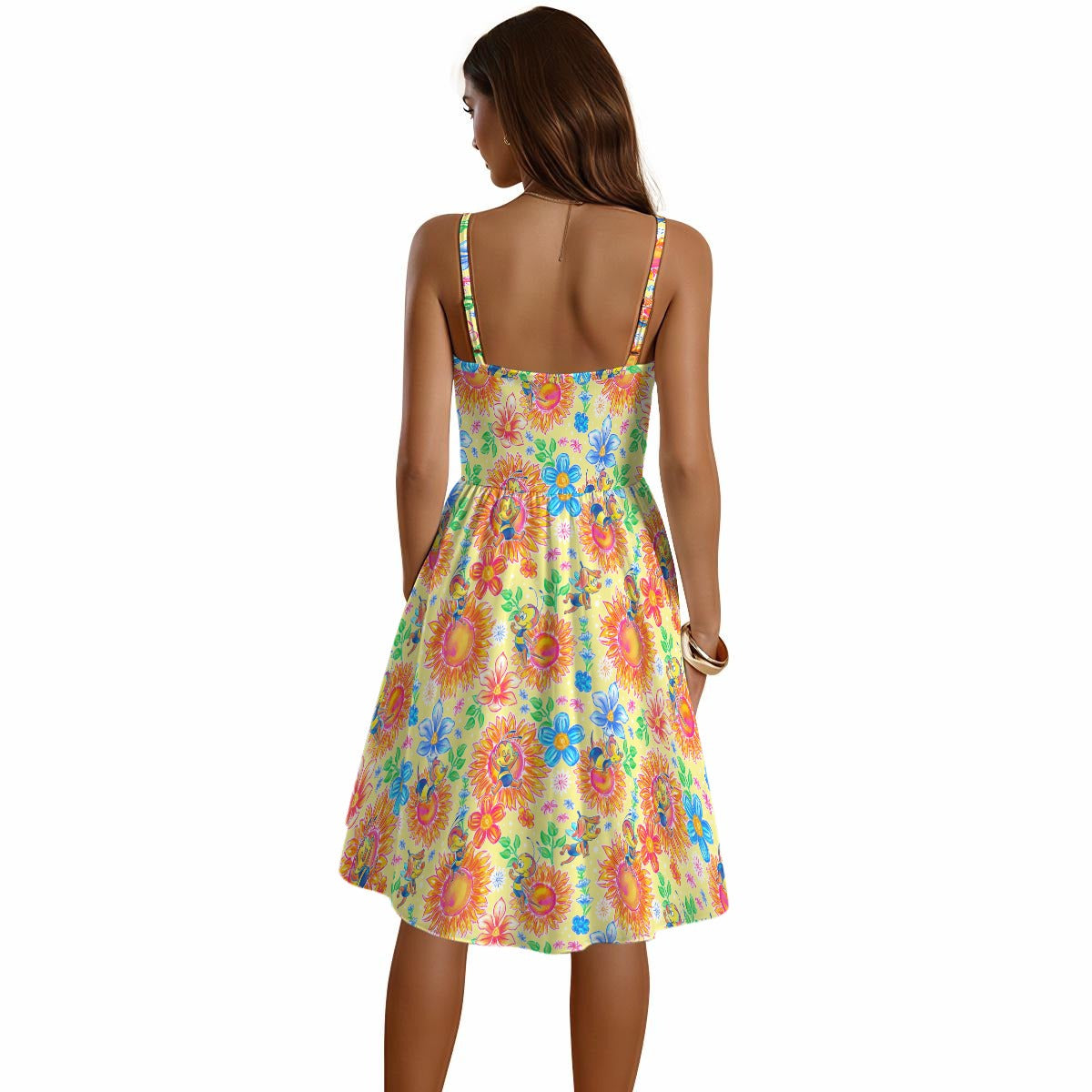 Buzzing Garden Buddy - Women's Sweetheart Cami Dress
