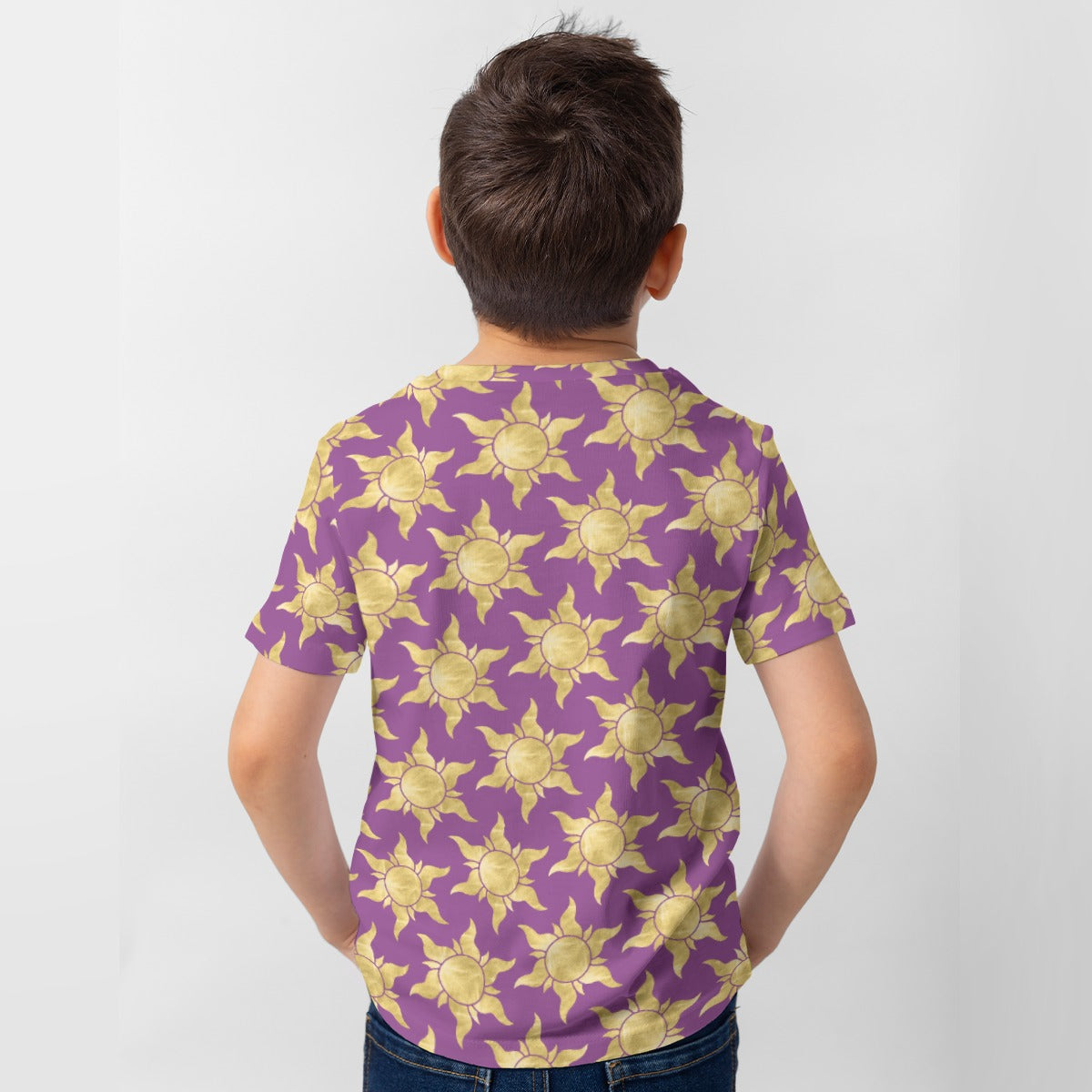Golden Sun Symbols - Kid’s Short Sleeve T-Shirt