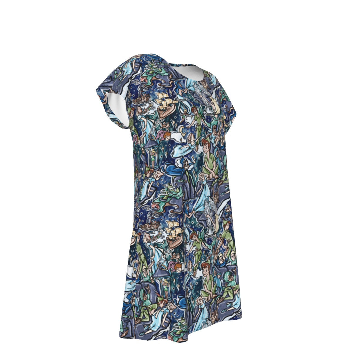 Magical Skybound Adventure - Women's T-Shirt Dress