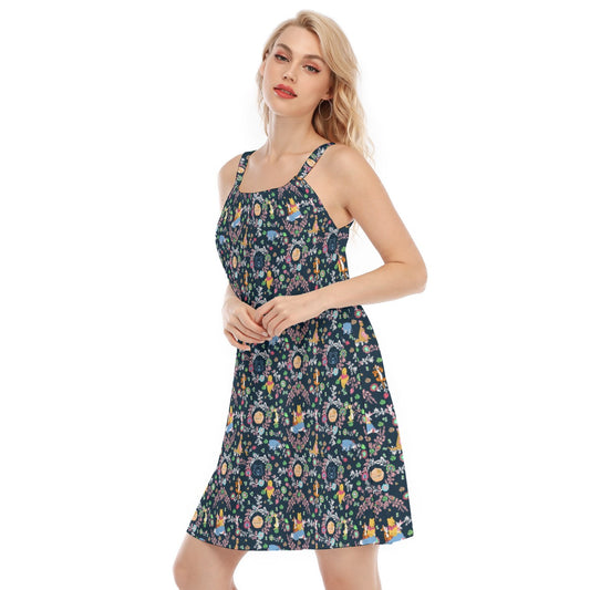 Garden Whimsy - Hundred Acre Blooms - Women’s Adjustable Sundress