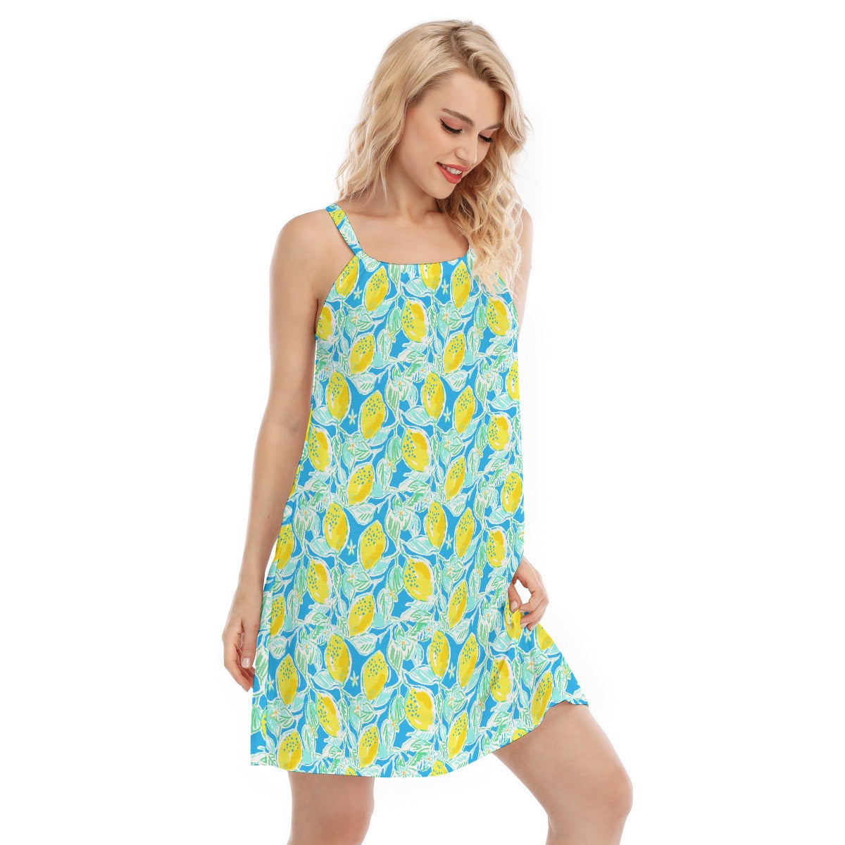 Lemon Drop Daydream - Women’s Adjustable Sundress